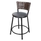 Jogo 3 Banquetas Altas Branca Epoxi Amarelo