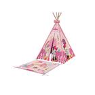 Jogo 3 Cabana Infantil Tenda Arsenal Rosa Claro Menina