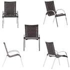 Jogo 3 Cadeiras Colombia 1 Mesa Alta Toquio De Área Externa,