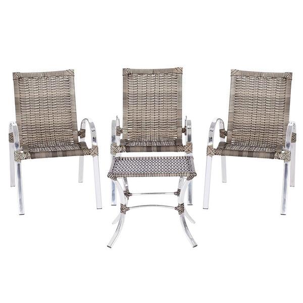 Jogo 3 Cadeiras Colombia 1 Mesa Baixa Colombia De Área Extern