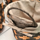 Jogo 3 Cestos Planta Fibra Sintética Organizador Multiuso