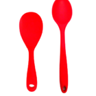 Jogo 3 Peça Colher De 27 / 22 E Pinça 25cm Vermelho Unyhome.