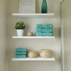 Jogo 3 Prateleiras 50x20 Cms Mdf Branca