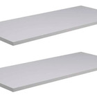 Jogo 3 Prateleiras 50x20 Cms Mdf Branca