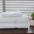 Jogo 3 Toalhas Algodão Toque Suave Alta Absorção Macia