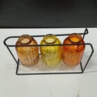 Jogo 3 Vasos Garrafa Decorativa Enfeite Casa Home&co Com Supo