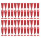 Jogo 48 Taças Champanhe Espumante Buffet Plástico Vermelho Tr