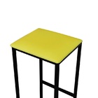 Jogo 4 Banqueta Alta Cozinha Balcão Bistrô Industrial Preta A