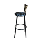 Jogo 4 Banqueta Alta Para Cozinha Ratan Cappuccino Premium Pr