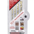 Jogo 4 Brocas Metal Duro Multimaterias Md 4 0a8 0mm 244 0012