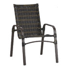 Jogo 4 Cadeiras Emily E Mesa Tampo Ripado Em Alumínio Para Àr