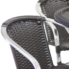 Jogo 4 Cadeiras Floripa E Mesa Com Tampo Tramado Em Alumínio