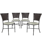 Jogo 4 Cadeiras Gramado Em Fibra Sintética Cadeiras Para Área