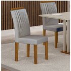 Jogo 4 Cadeiras Miami Yescasa Freijó/prata