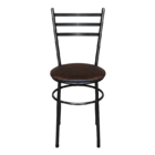 Jogo 4 Cadeiras Para Cozinha Epoxi Craqueada Assento Estofado