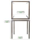 Jogo 4 Cadeiras Turquia A11 E 1 Mesa Quadrada Sem Tampo Pedra