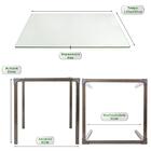 Jogo 4 Cadeiras Turquia A16 E 1 Mesa Quadrada Com Tampo De Vi