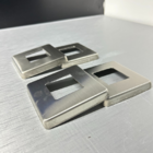 Jogo 4 Canoplas Quadrada Estampada 40x40mm Inox 304 Escovado