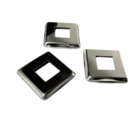 Jogo 4 Canoplas Quadrada Estampada 50x50mm Inox 304 Polido