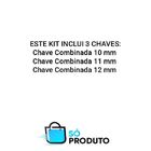 Jogo 4 Chaves Combianda Tramontina 6 A 9 Mm Aço Cromado