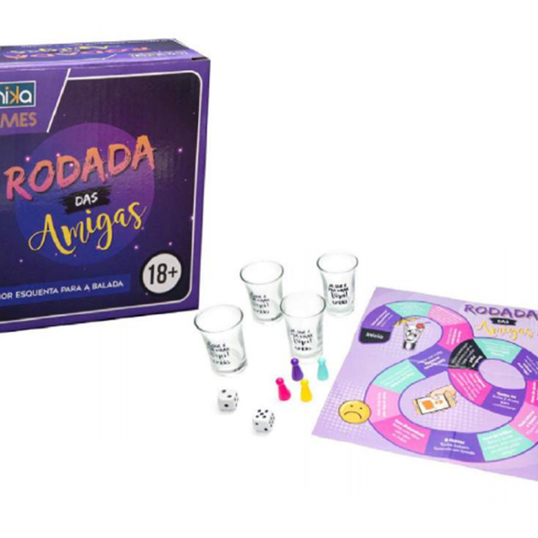 Jogo 4 Copo Shot Esquenta Das Amigas