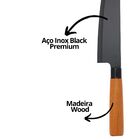 Jogo 4 Facas Do Chef, Peixeira, Japonesa E Legumes Inox Premi