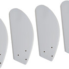 Jogo 4 Pás Para Ventilador Volare Mini Fly Branco Original