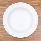 Jogo 4 Pratos Fundos De Porcelana 21,5cm Classe Única Iguaçu