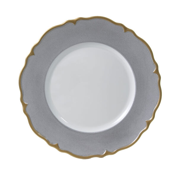 Jogo 4 Sousplat Marselha Prata E Branco - Sp20007