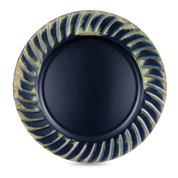 Jogo 4 Sousplat Waves Azul Marinho - Sp20013