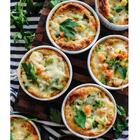 Jogo 4 Tigelas Ramekins De Porcelana 240ml Canelado Médio Ger