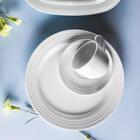 Jogo 4 Xícaras De Café Com Pires 75ml Em Porcelana Chevron Ge