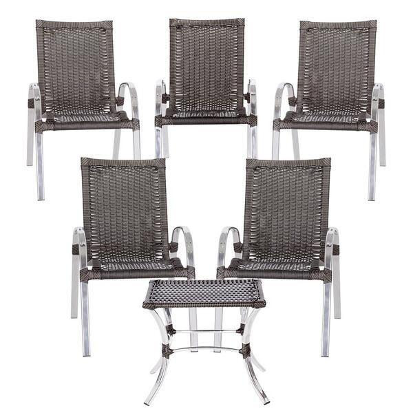 Jogo 5 Cadeiras Colombia 1 Mesa Baixa Colombia De Área Extern