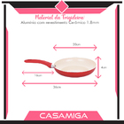 Jogo 5 Panelas Rubi 1.8mm Cerâmica Antiaderente