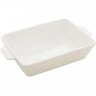 Jogo 5 Refratários Porcelana Alça 34x21x5cm Lyor Travessa Par