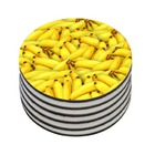 Jogo 6 Apoio De Copos Neoprene Desenho De Melancia Kiwi E Mai