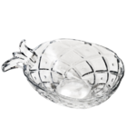 Jogo 6 Bowls Para Sobremesa De Cristal Transparente Pineapple