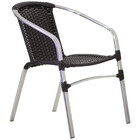 Jogo 6 Cadeiras E Mesa Com Tampo Floripa Alumínio Para Piscin