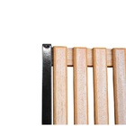 Jogo 6 Cadeiras Para Cozinha Preta Madeira Confort Industrial