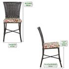 Jogo 6 Cadeiras Turquia E 1 Mesa Retangular Ferro Sem Tampo T