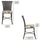 Jogo 6 Cadeiras Turquia Sem Tampo Pedra Ferro A14 E 1 Mesa Re