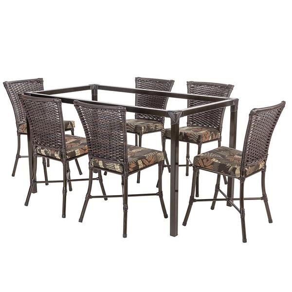 Jogo 6 Cadeiras Turquia Sem Tampo Pedra Ferro A36 E 1 Mesa Re