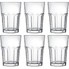 Jogo 6 Copos 425ml Alto De Vidro Grosso Super Resistente