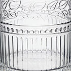 Jogo 6 Copos Baixos De Vidro Com Folhas 320ml Água / Suco