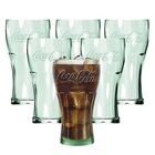 Jogo 6 Copos Coca-cola Contour Vidro Verde 470ml - Nadir