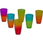 Jogo 6 Copos De Vidro Água Bolhas 450ml - Bon Gourmet - Color