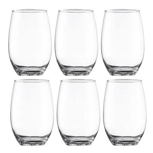 Jogo 6 Copos Vidro Cristal 6pcs 475ml Long Drink Copo Grande | Leroy Merlin