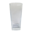 Jogo 6 Copos Vidro Resistente Quadrado Luxo Texas 320ml