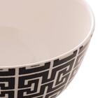 Jogo 6 Cumbucas De Porcelana Lyor 410ml Egypt Bowls Decorados