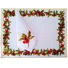 Jogo 6 Lugares Americanos + Guardanapo Natalino Mesa Posta